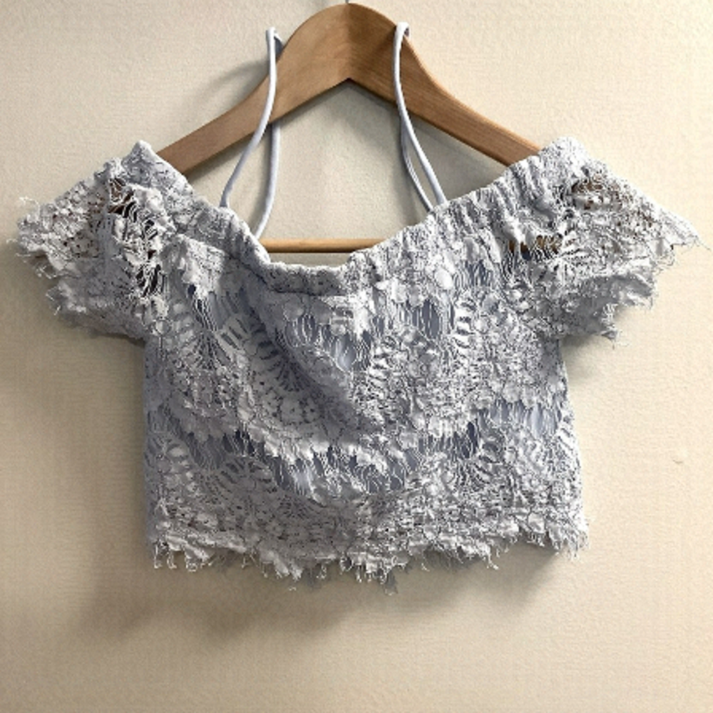 Revamped Lacey Crop Top. Size XS